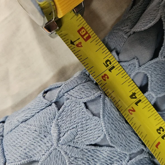 NWT Size 8 J. Crew Elegant Blue Lace Dress - Picture 8 of 9